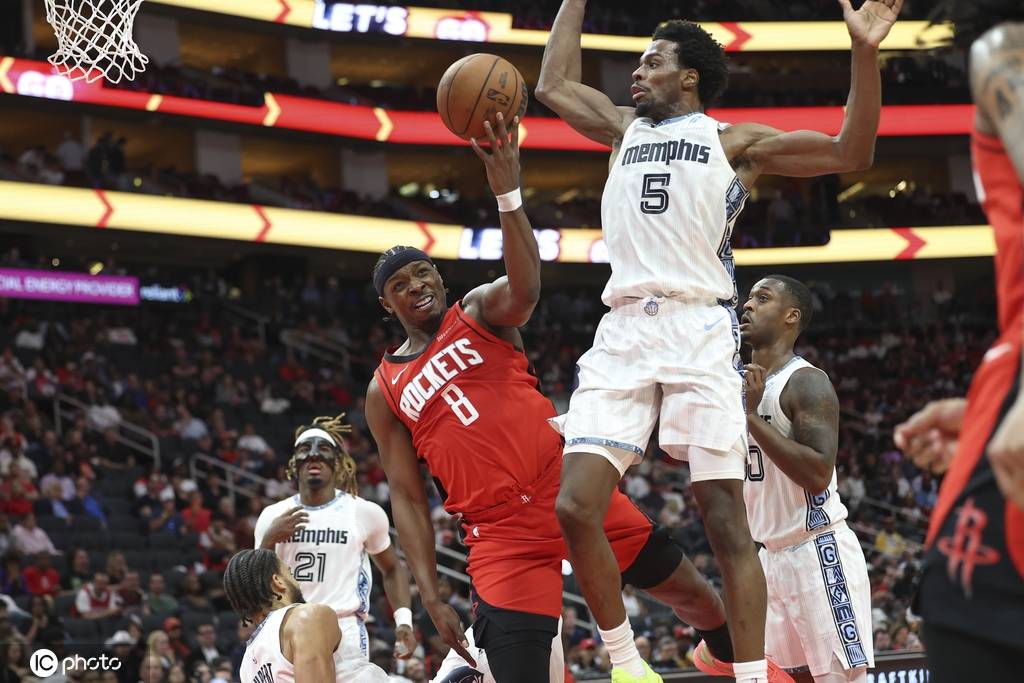 卡佩拉23+13谢泼德19分 火箭狂胜灰熊